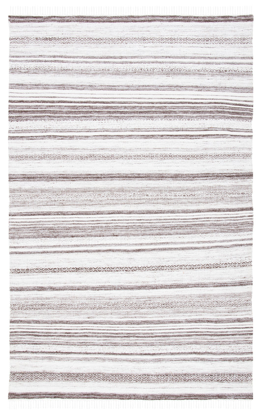 Safavieh Striped Kilim Stk108T Brown/Ivory Area Rug