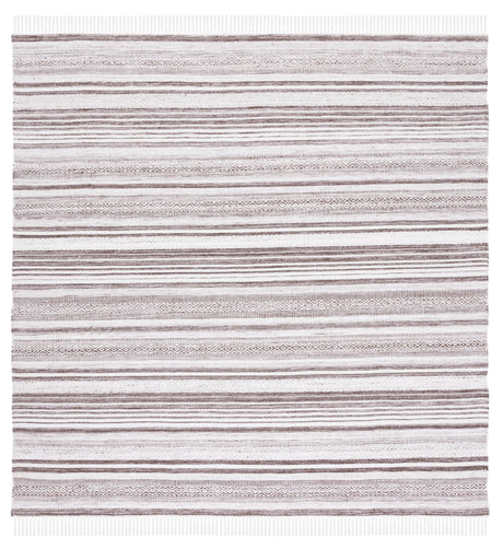 Safavieh Striped Kilim Stk108T Brown/Ivory Rug.