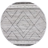 Safavieh Striped Kilim Stk200Z Black/Ivory Rug.
