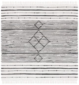 Safavieh Striped Kilim Stk204A Ivory/Black Rug.