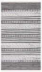 Safavieh Striped Kilim Stk205Z Black/Ivory Rug.