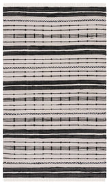 Safavieh Striped Kilim Stk206B Beige/Black Rug.