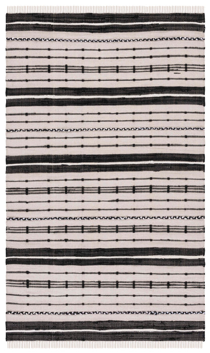 Safavieh Striped Kilim Stk206B Beige/Black Area Rug