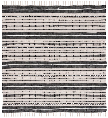 Safavieh Striped Kilim Stk206B Beige/Black Rug.