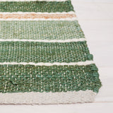 Safavieh Striped Kilim Stk312Y Green/Natural Rug.