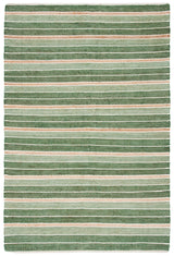 Safavieh Striped Kilim Stk312Y Green/Natural Rug.