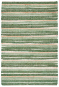 Safavieh Striped Kilim Stk312Y Green/Natural Area Rug