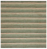 Safavieh Striped Kilim Stk312Y Green/Natural Rug.