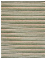 Safavieh Striped Kilim Stk312Y Green/Natural Rug.
