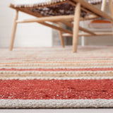 Safavieh Striped Kilim Stk316P Rust/Red Rug.