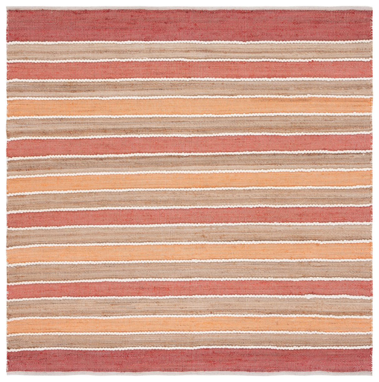 Safavieh Striped Kilim Stk316P Rust/Red Rug.