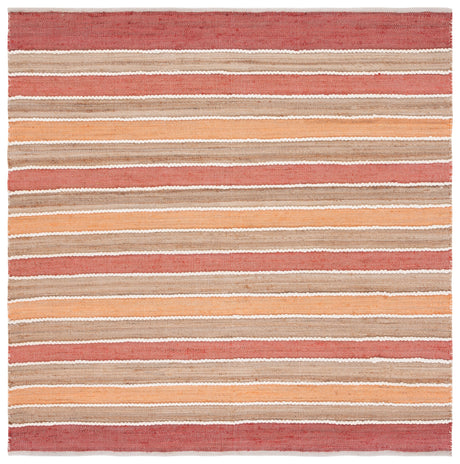 Safavieh Striped Kilim Stk316P Rust/Red Rug.