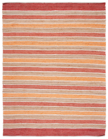 Safavieh Striped Kilim Stk316P Rust/Red Rug.