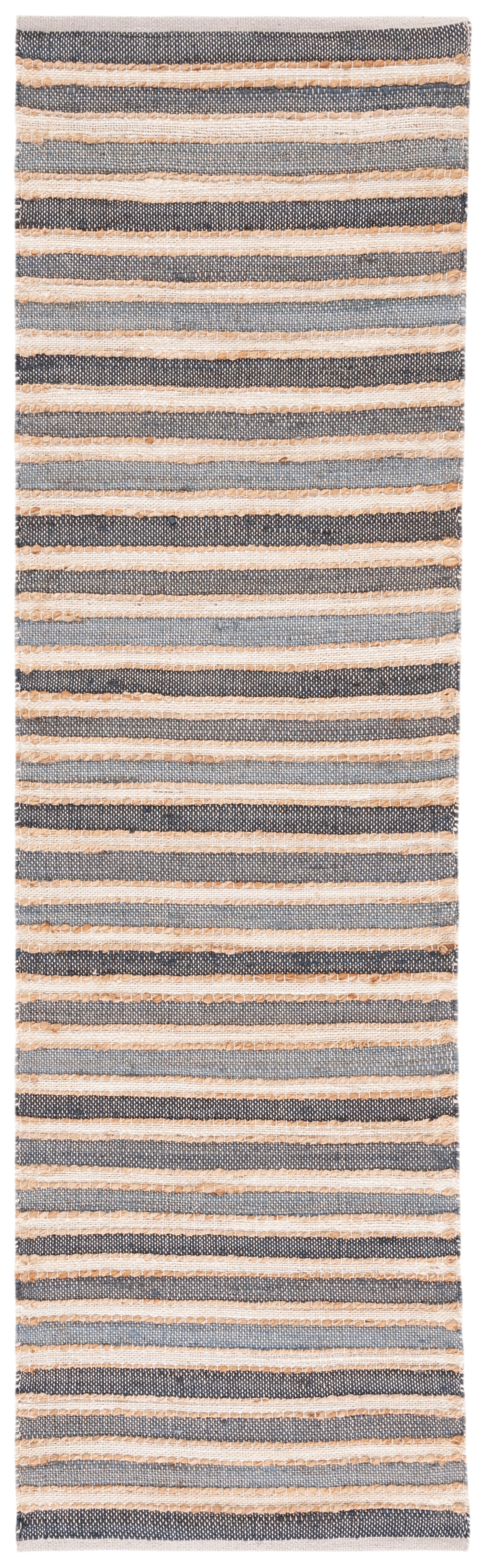 Safavieh Striped Kilim Stk318H Charcoal/Ivory Area Rug