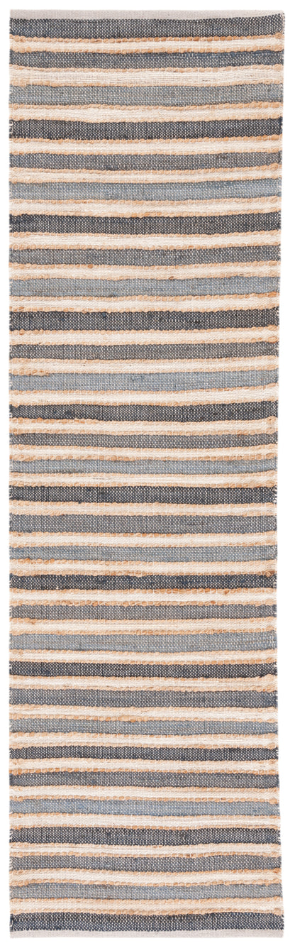 Safavieh Striped Kilim Stk318H Charcoal/Ivory Area Rug