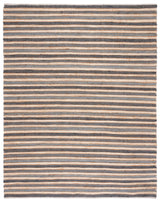 Safavieh Striped Kilim Stk318H Charcoal/Ivory Rug.