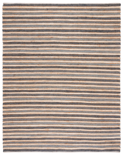 Safavieh Striped Kilim Stk318H Charcoal/Ivory Area Rug