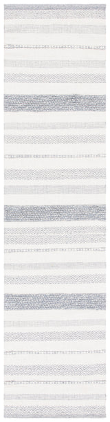 Safavieh Striped Kilim Stk501A Ivory/Grey Rugs.