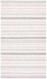 Safavieh Striped Kilim Stk501A Ivory/Grey Rugs.