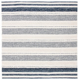Safavieh Striped Kilim Stk502A Ivory/Navy Rugs.