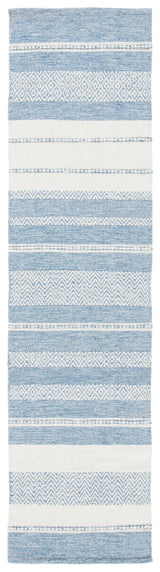 Safavieh Striped Kilim Stk503A Ivory/Blue Rugs.