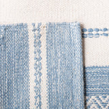 Safavieh Striped Kilim Stk503A Ivory/Blue Rugs.
