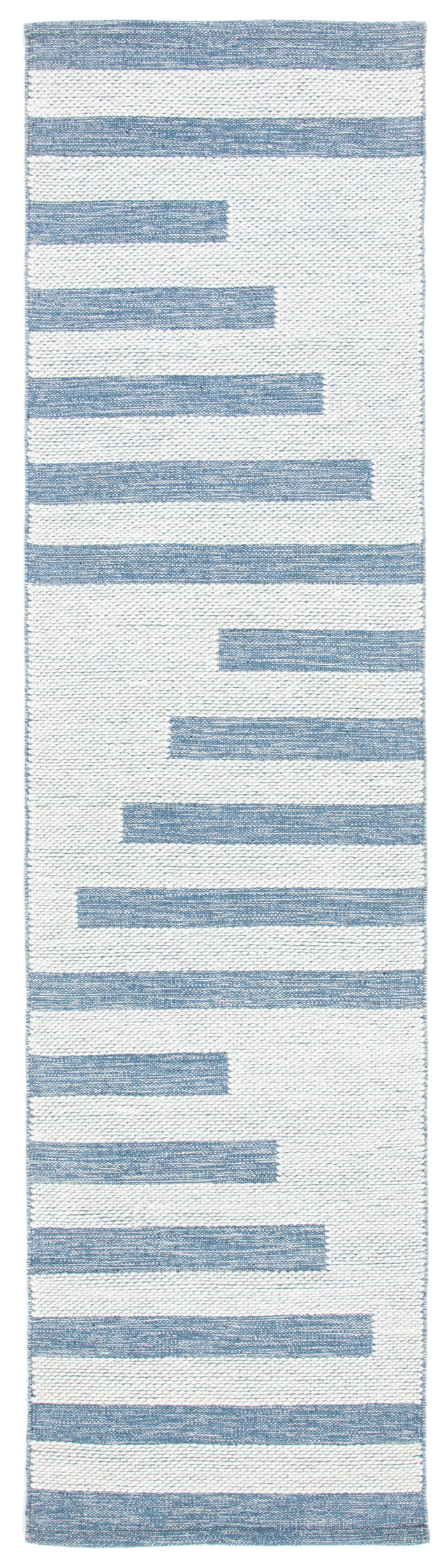 Safavieh Striped Kilim Stk504A Ivory/Blue Rugs.