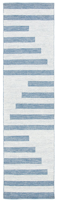 Safavieh Striped Kilim Stk504A Ivory/Blue Area Rug