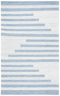 Safavieh Striped Kilim Stk504A Ivory/Blue Area Rug