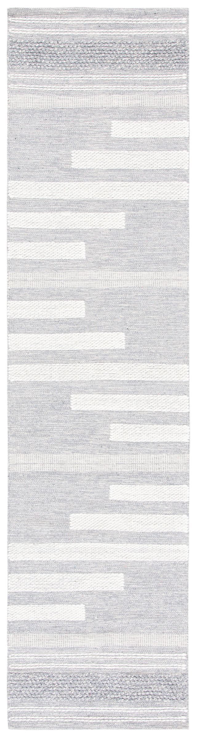 Safavieh Striped Kilim Stk505G Silver/Grey Rugs.