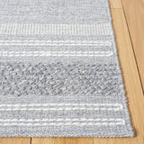Safavieh Striped Kilim Stk505G Silver/Grey Rugs.