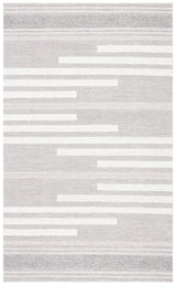 Safavieh Striped Kilim Stk505G Silver/Grey Rugs.
