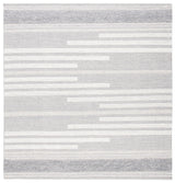 Safavieh Striped Kilim Stk505G Silver/Grey Rugs.