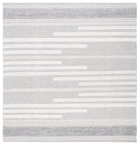 Safavieh Striped Kilim Stk505G Silver/Grey Area Rug