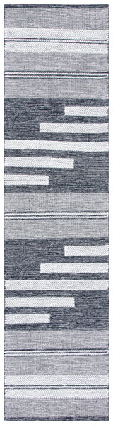 Safavieh Striped Kilim Stk506A Ivory/Black Rugs.