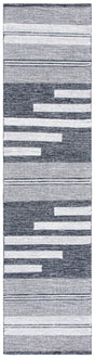 Safavieh Striped Kilim Stk506A Ivory/Black Rugs.