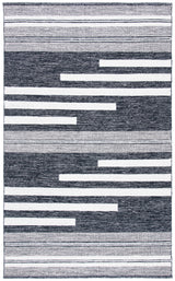 Safavieh Striped Kilim Stk506A Ivory/Black Rugs.