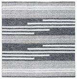 Safavieh Striped Kilim Stk506A Ivory/Black Rugs.