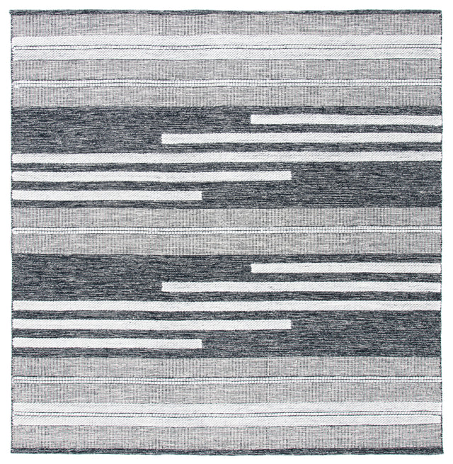 Safavieh Striped Kilim Stk506A Ivory/Black Area Rug