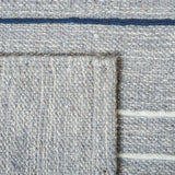 Safavieh Striped Kilim Stk507G Silver/Grey Rugs.