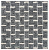 Safavieh Striped Kilim Stk508Z Black/Ivory Rugs.