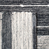 Safavieh Striped Kilim Stk509Z Black/Ivory Rugs.