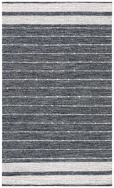 Safavieh Striped Kilim Stk509Z Black/Ivory Rugs.