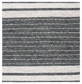 Safavieh Striped Kilim Stk509Z Black/Ivory Rugs.
