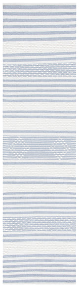 Safavieh Striped Kilim Stk511G Silver/Ivory Rugs.