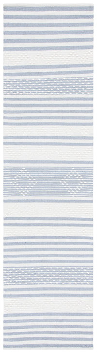 Safavieh Striped Kilim Stk511G Silver/Ivory Area Rug