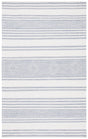 Safavieh Striped Kilim Stk511G Silver/Ivory Rugs.