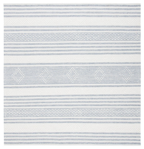 Safavieh Striped Kilim Stk511G Silver/Ivory Area Rug