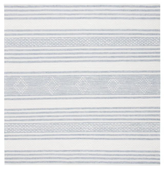 Safavieh Striped Kilim Stk511G Silver/Ivory Rugs.