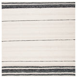 Safavieh Striped Kilim Stk512A Ivory/Black Rugs.